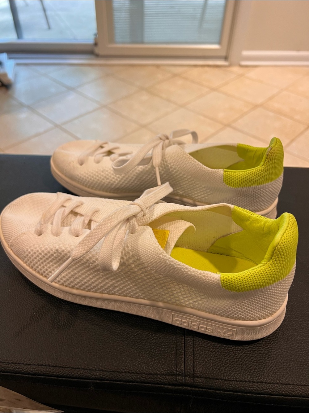 Adidas Women's Stan Smith PK 'Solar Yellow' sneakers size 8